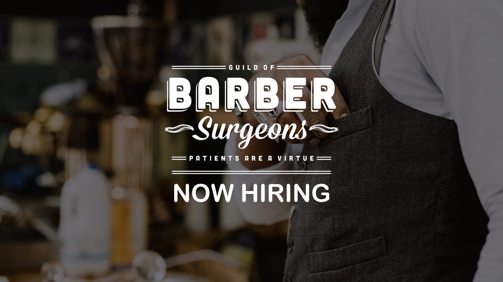 Now hiring barbers for Barber Surgeons Fullerton