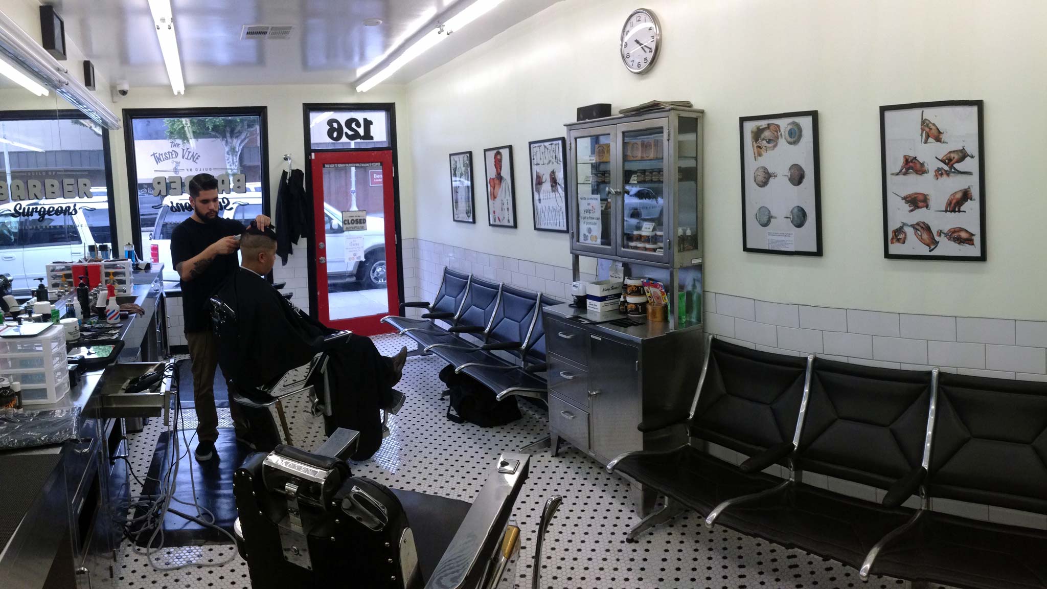 Inside Barber Surgeons Barbershop