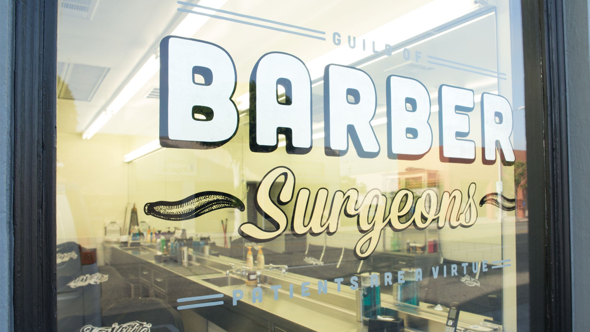 Barber Surgeons barbers bar back